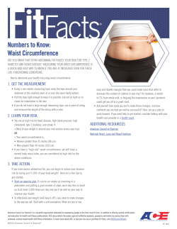 Numbers to Know: Waist Circumference