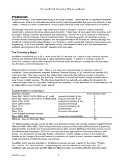 Chemistry Handbook - Vanderbilt University