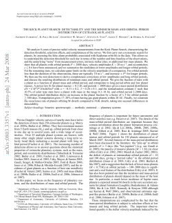 The Keck Planet Search: Detectability and the Minimum Mass and
