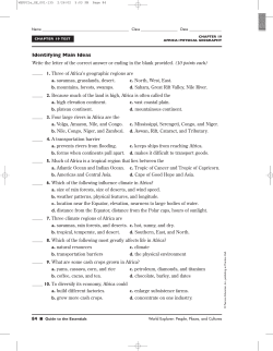 Ch.19 Quiz - Ponder ISD