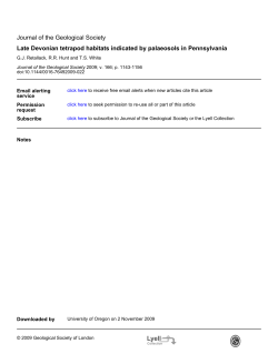 Retallack et al. 2009 Hyner tetrapods - UO Blogs