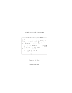Mathematical Statistics