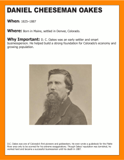 daniel cheeseman oakes