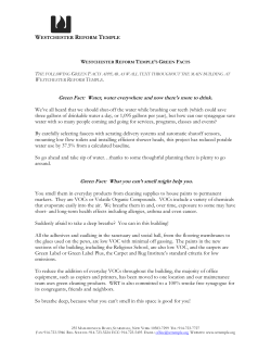Green Fact - Westchester Reform Temple