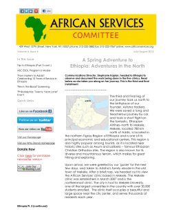 July/August 2013 - African Services Committee