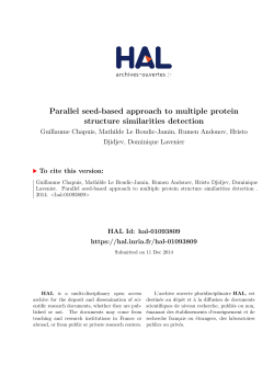 Parallel seed-based approach to multiple protein structure
