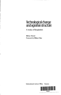 Technological change and agrarian structure