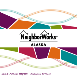 2016 Annual Report - NeighborWorks Alaska