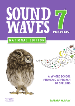 Sound Waves 7 - Firefly Education