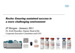 Investor Presentation - JP Morgan Annual Healthcare Conference