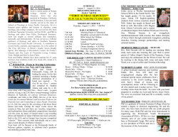 2016 Camp Flyer - Portsmouth Camp Meeting