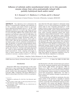 Influence of substrate and/or neurohormonal mimic on in vitro
