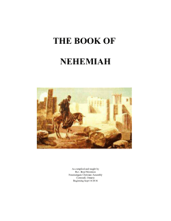 the book of nehemiah - Fountaingate Christian Assembly
