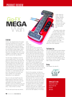 PRODUCT REVIEW - gig-fx