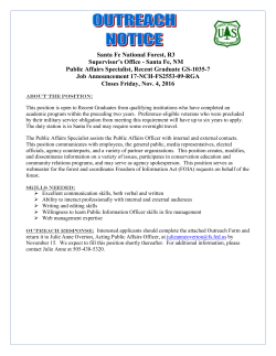 Santa Fe National Forest, R3 Supervisor`s Office