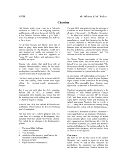 Chartism - New Hartford Central Schools