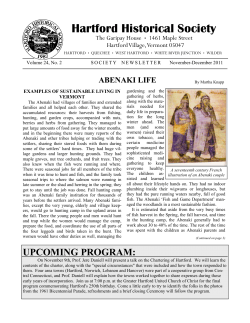 Abenaki Life - Hartford Historical Society