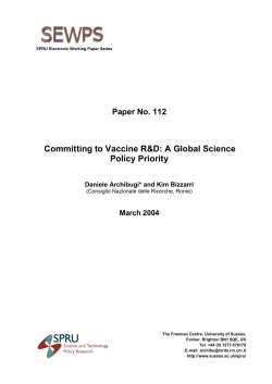 Electronic Working - University of Sussex