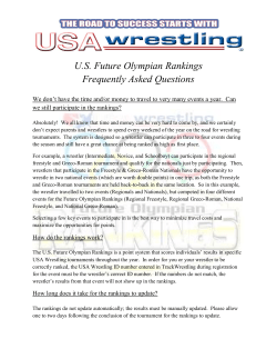 FAQs - USA Wrestling Membership