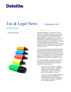 Tax Alert - Deloitte