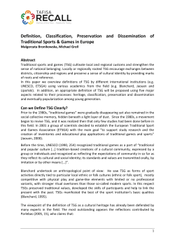 Definition, Classification, Preservation and