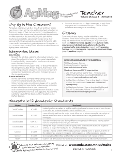 Agmag Spring 2014-2015 Teacher Guide