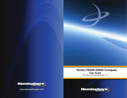 Hemisphere GNSS Vector&trade; VS330&trade; GNSS - Geo