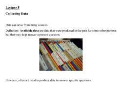 Notes - Department of Statistical Sciences