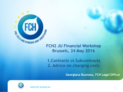 Contracts vs. subcontracts