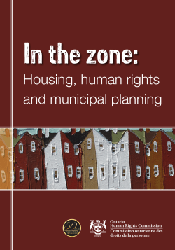 Housing, human rights and municipal planning