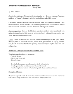 Mexican-Americans in Tucson - Southwest Folklife Alliance