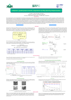 Polyester - grafted polysaccharide compositions by Ring Opening