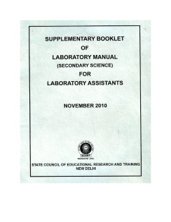 Practicals List of Experiments Class-IX