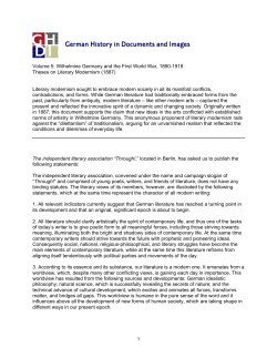 print version - German History in Documents and Images