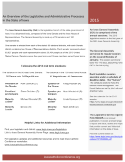 An Overview of the Legislative and