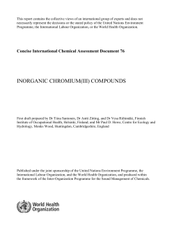 Inorganic chromium(III)