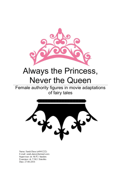 Always the Princess, Never the Queen