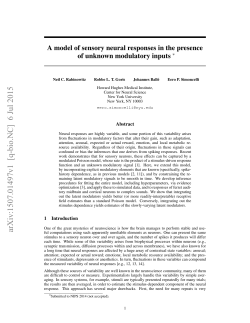 arXiv:1507.01497v1 [q-bio.NC] 6 Jul 2015