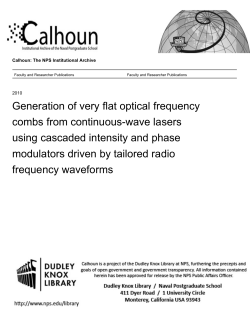 Generation of very flat optical frequency combs from
