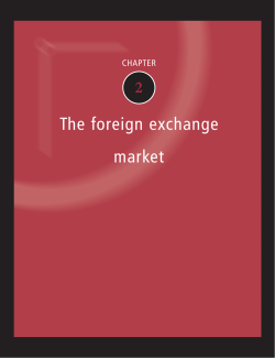 The foreign exchange market