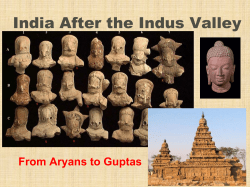 India After the Indus Valley