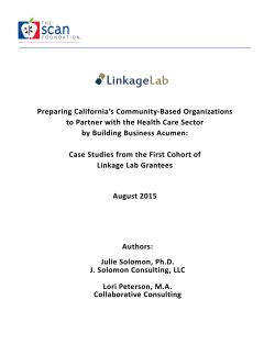 Linkage Lab_St. Paul`s Senior Services