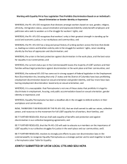 JOINTLY SUBMITTED BY UFCW LOCAL 1776 AND SEIU HCPA