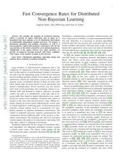 Fast Convergence Rates for Distributed Non