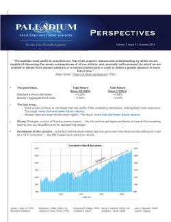 perspectives - Palladium Registered Investment Advisors