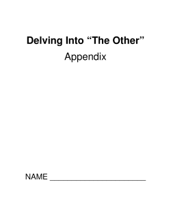 Appendix - St. Anselm`s Episcopal Church