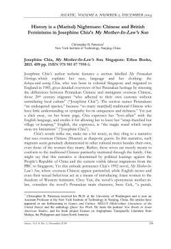 History is a (Marital) Nightmare: Chinese and British