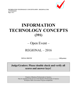 2016 Practice Test