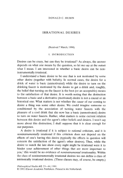 Irrational desires