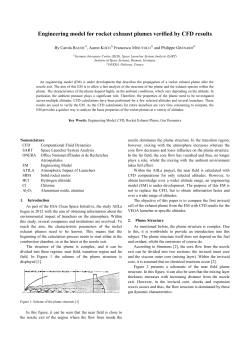 Engineering model for rocket exhaust plumes verified by